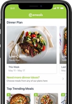 eMeals App for Low Calorie
