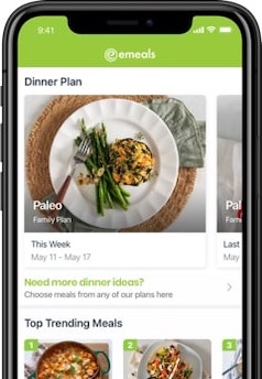 eMeals App for Paleo Diet