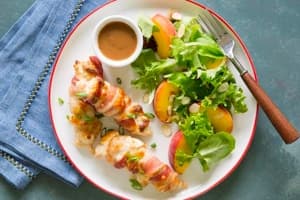 Cheesy Bacon Wrapped Chicken Tenders - Low Carb